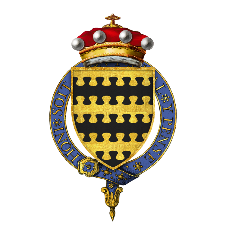 Heraldic image for Sir William Blount, 4th Baron Mountjoy