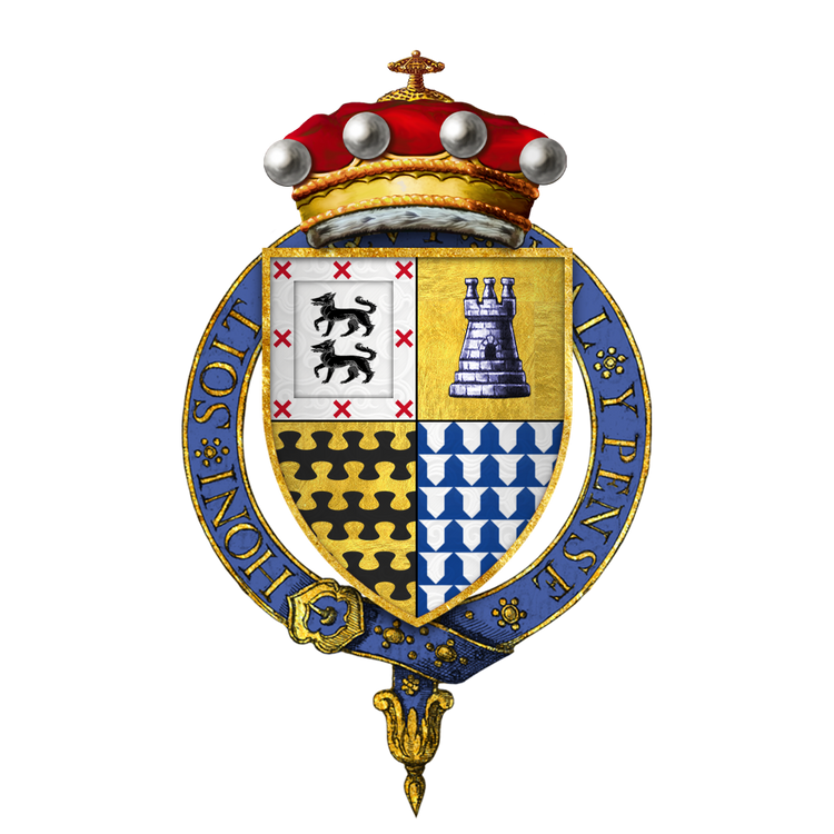 Heraldic image for Sir Walter Blount, 1st Baron Mountjoy
