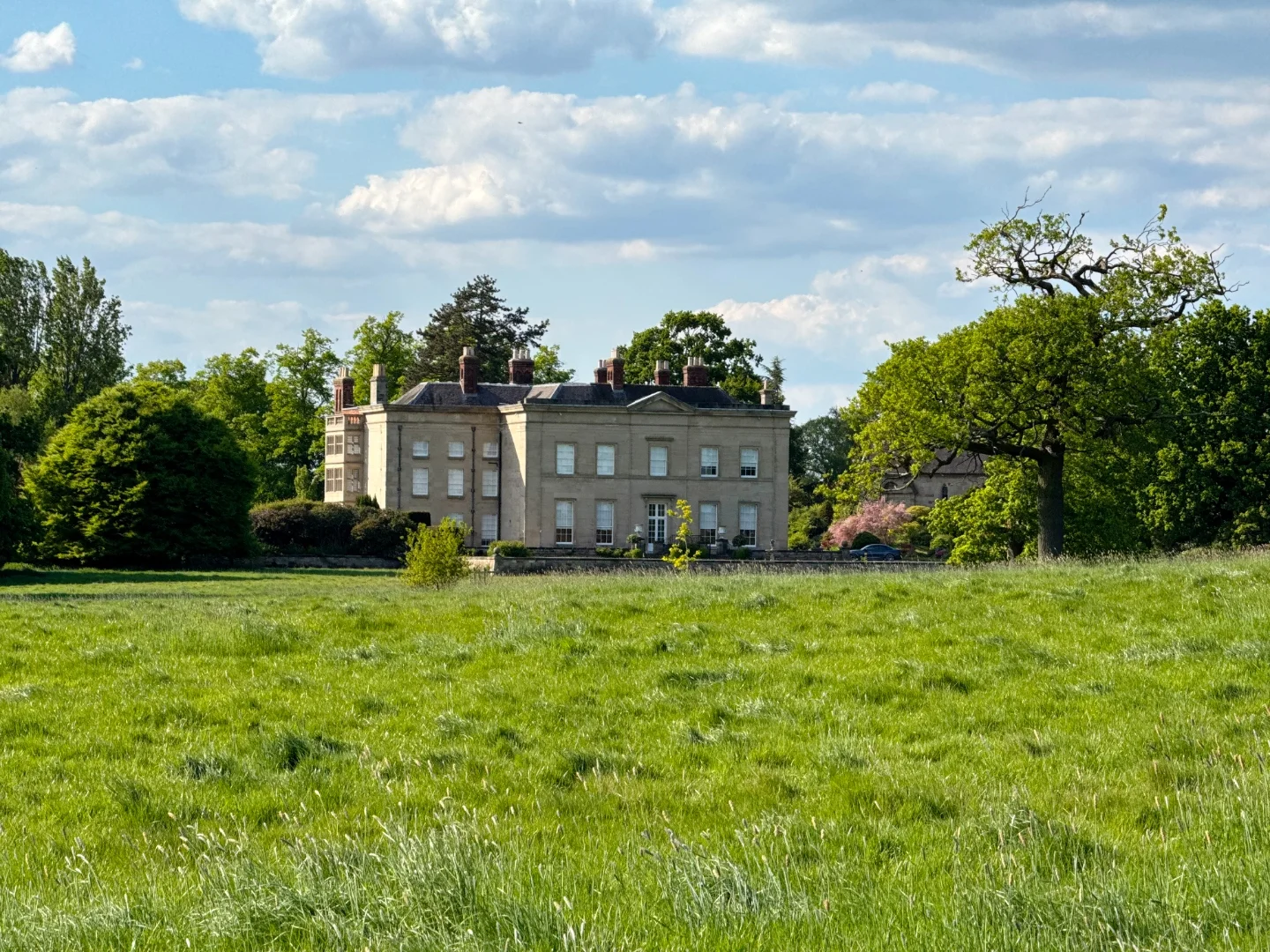 Barton Court across the field
